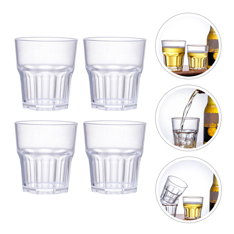 Spirits Whiskey Plastic Tumbler Glasses Acrylic Wine Tumblers OEM ODM