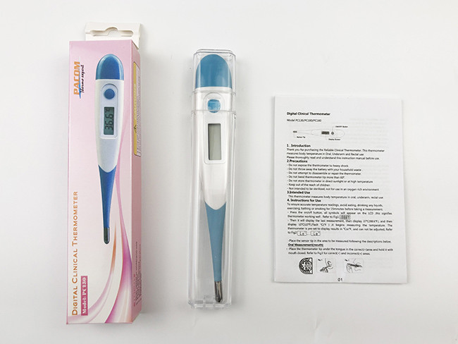 Digital 3 Digit LCD Body Fever Thermometer EN 60601-1