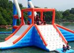 0.6 - 0.9mm PVC Inflatable Floating Water Park With Printing Logo