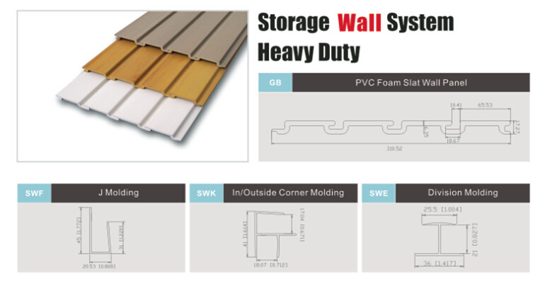 Engineered WPC Composite Garage Wall Panel Wooden Look for Interior Room