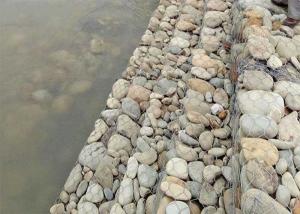 Wholesale PVC Coated Gabion Wire Mesh Stone Cages For Landscaping from china suppliers