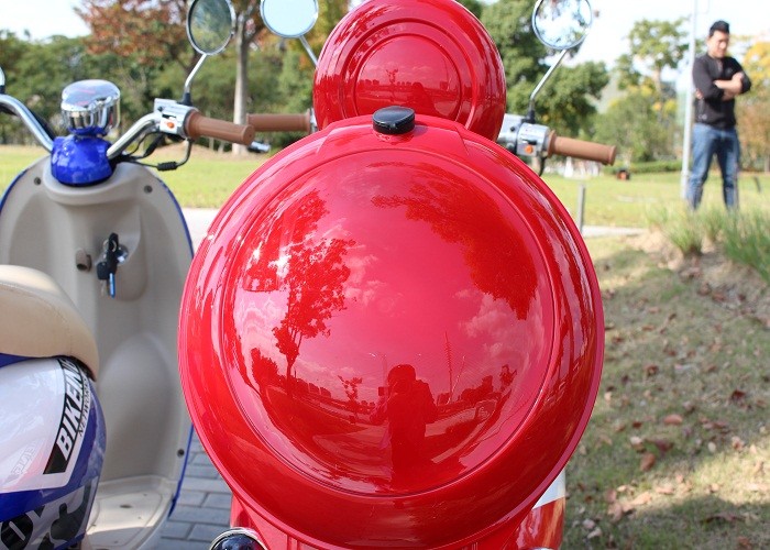 gas motor scooter 50cc 125cc 150cc GY6 engine 139QMB 152QMI 157QMJ front disc rear drum alloy wheel red plastic body