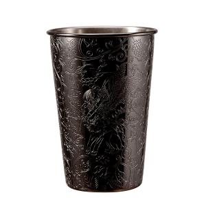 Wholesale Etch Stainless Steel Cups Black Pint Tumbler Shatterproof Metal from china suppliers