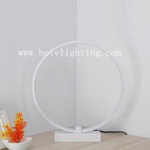 Wholesale Cool Acrylic Aluminum Book Room Or Bedroom Wihte Ruond LED Table Lamp from china suppliers