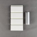 Huaxiajie Slatwall Pvc Insert For House Wall Decoration