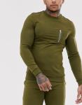 Bodybuilding Mens Tracksuit Set , Slim Fit Jogging Suits Anti - Bacterial