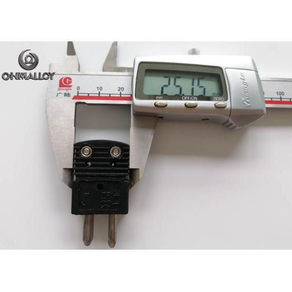 Round Pin Thermocouple Type J Middle Size Connector Thermometer Plug Same as OME*A Connector
