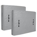 2 Mil Double Mattress Storage Bag LDPE Plastic Cover Transparent