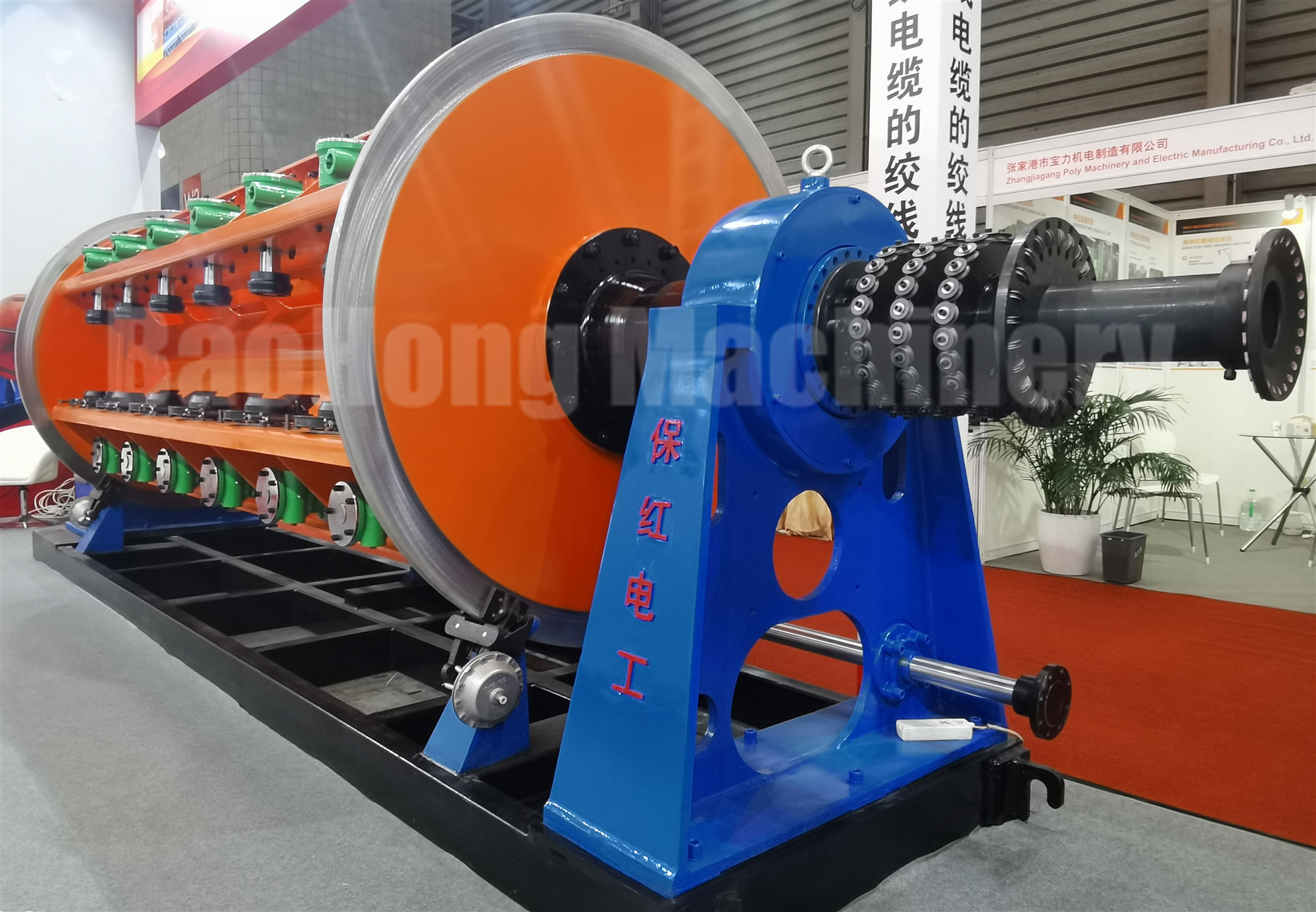 Rigid Strander Wire Cable Making Machine 12+18+24 For 630 mm Reel