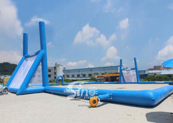 45x30m mobile giant inflatable rugby football field for children N adults from