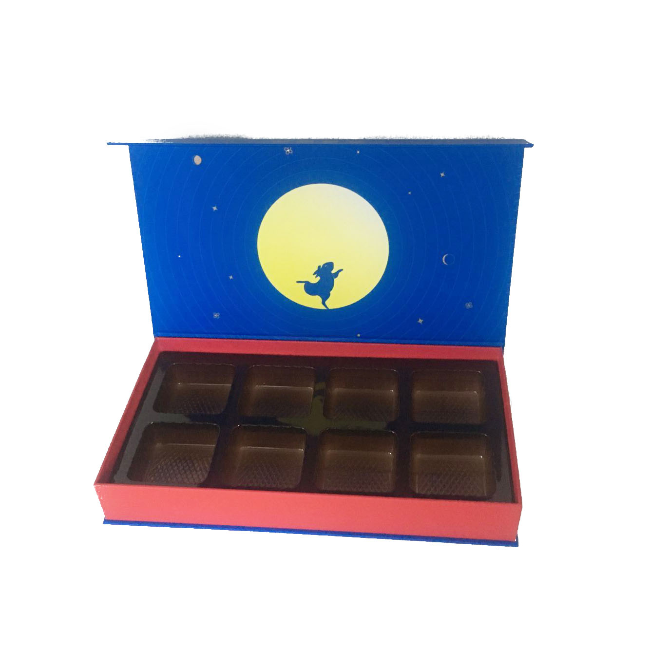 Custom made magnetic closure box cardboard luxury gift packaging box with plastic insert tray