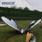 Custom Outdoor Forged Metal Sculpture Stainless Steel Metal Butterfly Sculpture