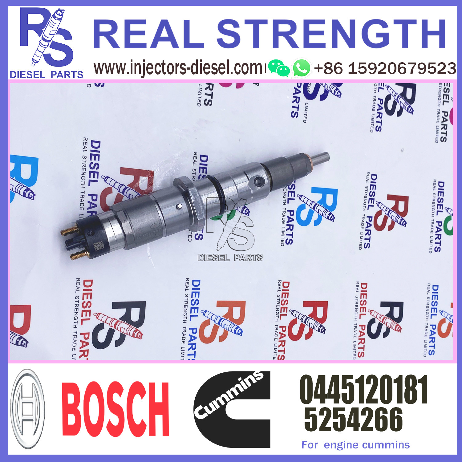 PC200 PC200-10 ISB4.5 QSB6.7 W41970 SK200-10 common rail fuel injector 5254261 0 445 120 177 0445120177