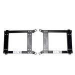 EDDYSTAR Customized Bucket Seat Mounting 3mm Thick Steel Plate For Volkswagen