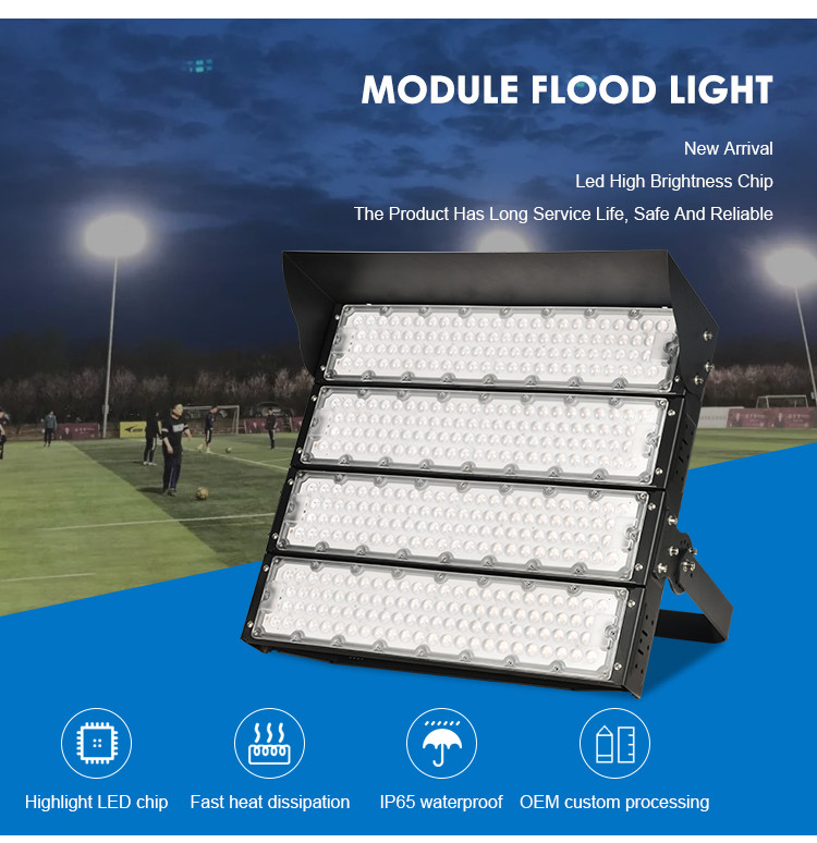 CREE 1750W Led Stadium Lighting For Outdoor Arena 120000lm