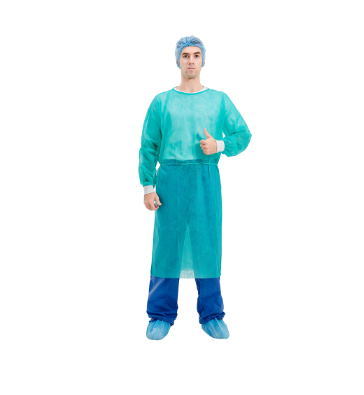 Dental Disposable Isolation Gown Class1 Flammability