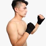 OEM Shockproof Breathable Cycling Gloves , M L XL Half Finger Hand Gloves