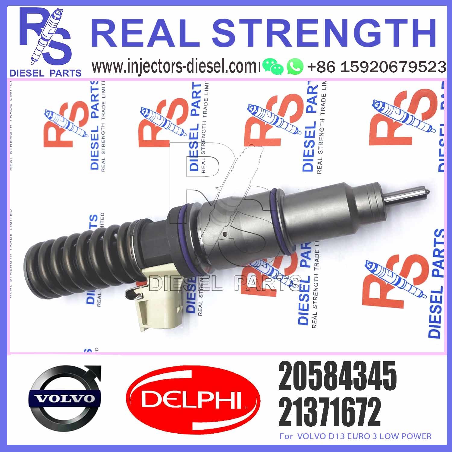 Fuel Injector 21371672, 21340611for V-O-L-V FM400 EC380 EC480 FH12 FM12 D13D D13A Common rail injector 21340611 BEBE4D0800