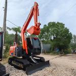 40.5kw Hitachi ZX70 Mini Hitachi Second Hand Excavators 4170mm Depth