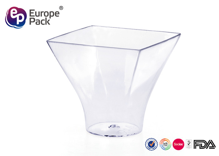 Disposable Plastic Dessert Cup 75Ml Food Grade 8.1G Plastic Cup