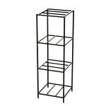 Square Aluminum Alloy Wheel Display Stand Knocked Down