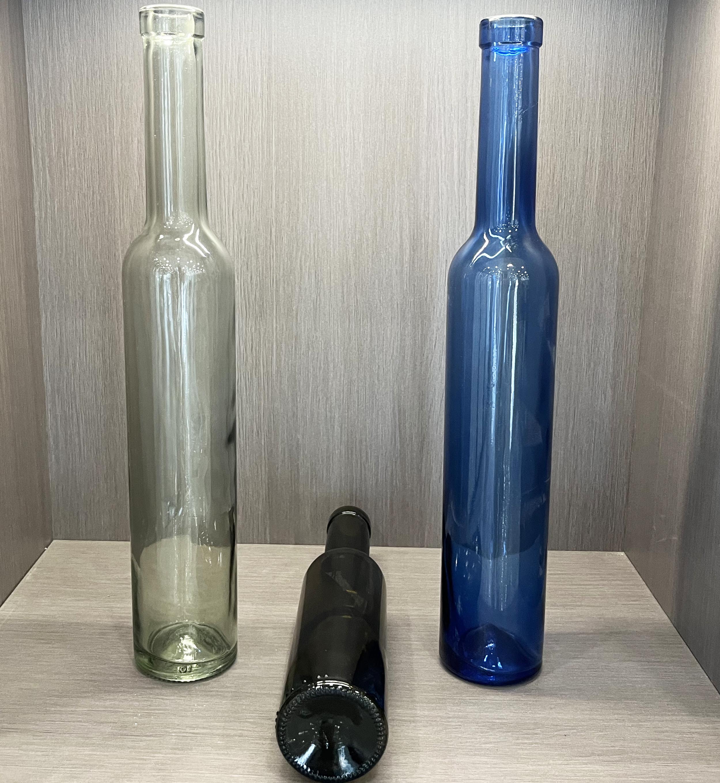 Freely Provided Glass Bottle 500 ml 375 ml Square Green Olive Oil Bottle with Matching Lid