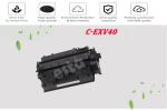 Genuine Canon Copier Toner Cartridge C-EXV 40 Black iR 1133 New
