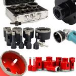 5-180mm Vacuum Brazed Diamond Crowns Core Drill Bit Hole Saw Diamond Hole Cutter