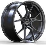 Monoblock Car Rims 1 Piece Forged Wheels Size 17 18 19 20 Inch Dark Grey