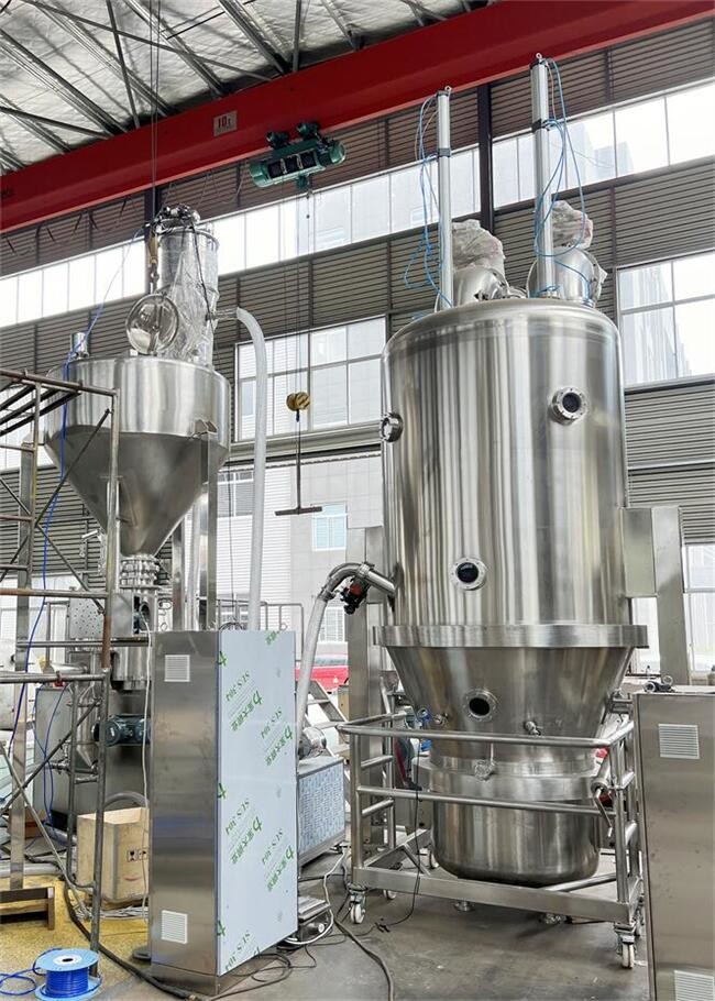 316L Vibro Fluidized Bed Dryer Pharmaceutical Fbd Drying Process Pharma Mixing Dryer