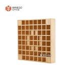100mm Thick Wood Acoustic Diffuser Panels E1 Grade For Sound Clarity