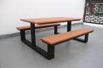 Recycled Plastic Wooden Picnic Table And Bench Set For Outdoor