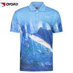 UV Protection Custom Fishing Team Shirts Quick Dry Short Sleeves Anti Bacterial