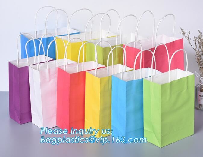Handle Kraft Paper Flower Bag Wedding Confetti Cones Shaped Bouquet Bag Plant Bag Creative Flowers Holder Wrapping Gift