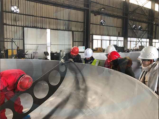 Carbon Steel Semi Elliptical Heads Diameter 2700mm Thickness 16mm