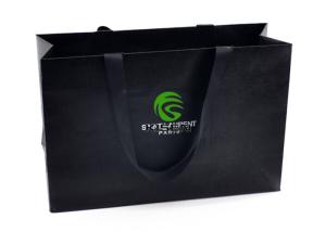 Wholesale Die Cut Large Paper Shopping Bags , Clothing / Garment Custom Luxury Shopping Bags from china suppliers