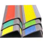 Interior/Exterior Decoration Aluminium Stair Tread Nosing with Non Slip Rubber