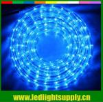2 wire round blue led rope light smd for christmas decoration