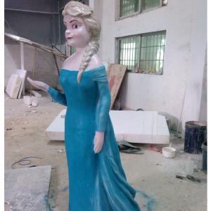 Wholesale frozen character princess cartoon statue life size fiberglass as decoration in park from china suppliers