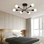 Hot Sale Indoor Decoration Hotel Home Living Room Luxury Metal Led Ceiling