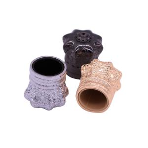 Wholesale Customized Zamac Perfume Cap , Perfume Bottle Cover For 15 Glass Bottle from china suppliers