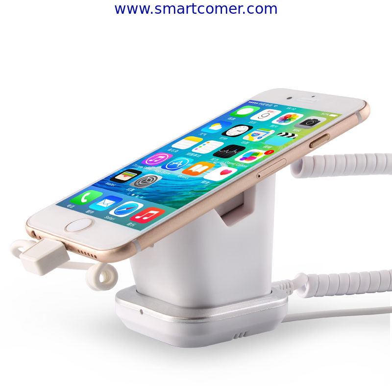 COMER mobile Phone security alarm system display rack stand charger holder anti-theft devices for accessories stores