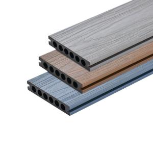 Wholesale Waterproof Outdoor Plastic Wood Planks 140x23mm WPC Exterior Panel Decor Decking Flooring Material from china suppliers