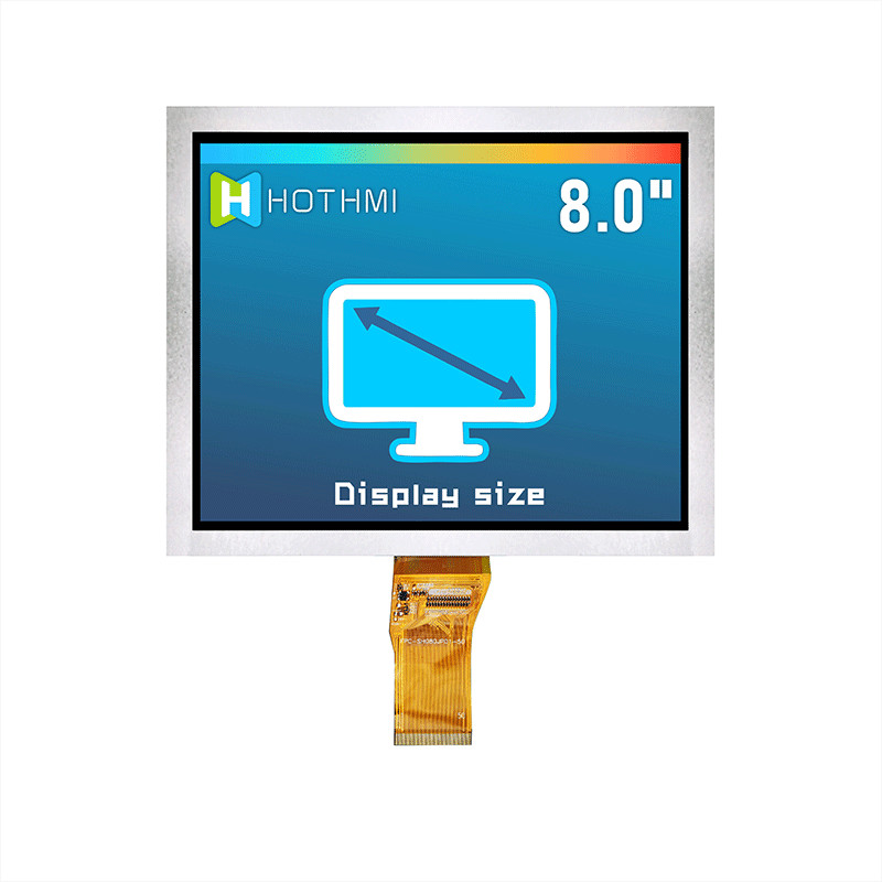 8.0 Inch 800x600 LCD Module Display Industrial Monitor Manufacturer