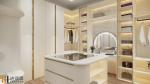 Fadior Modern Walk In Closet High End Stainless Steel Dressing Room Formaldehyde