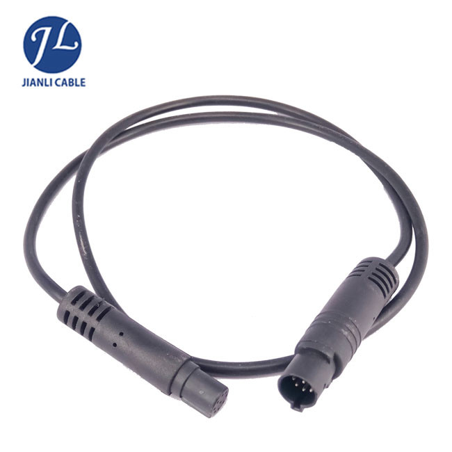 Waterproof Rear View Camera System 9 PIN GX16 Aviation Cable , Male To Female Cable