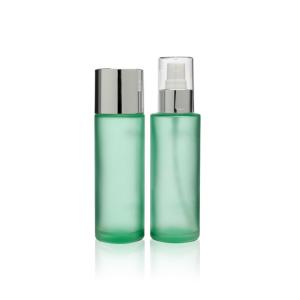 Wholesale Cosmetic Round 100ml Glass Spray Bottle With Aluminum Ream Container from china suppliers