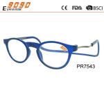 2018 most popular glasses Wholesale magnetic round frame reading glasses