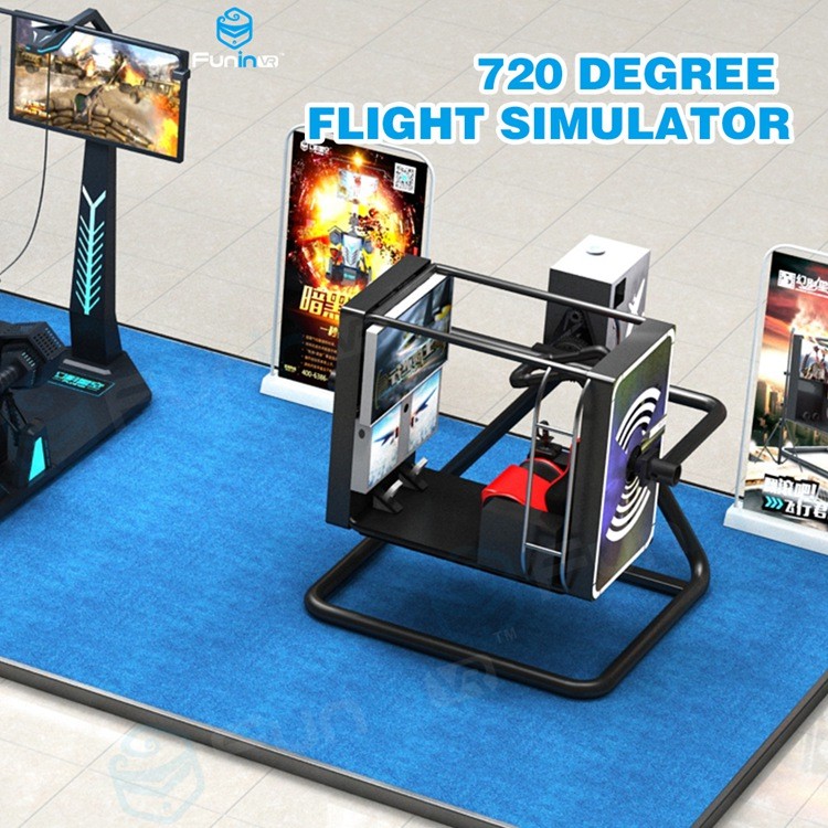 Exciting Immersive Flying Experience Indoor Arcade Flight Game Machine 220V 3.5kw