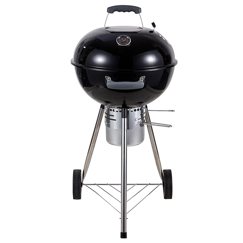 Outdoor Barbecue 18 inch Deluxe Kettle Charcoal Grill with Portable Charcoal Machine